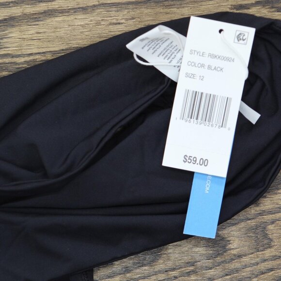 NWT Bleu Rod Beattie Womens Kore High-Waist Bikini Bottom RBKK00924 Black 12 - Picture 7 of 7